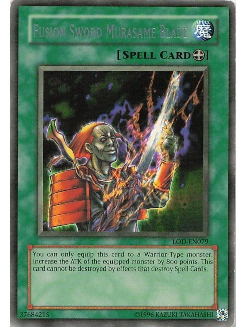 Yu-Gi-Oh! TCG 2004 Fusion Sword Murasame Blade NM LOD-EN